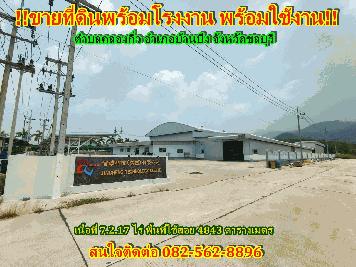 ขายที่ดินพร้อมโรงงาน พร้อมใช้งาน!!! ตำบลคลองกิ่ว อำเภอบ้านบึง จังหวัดชลบุรี